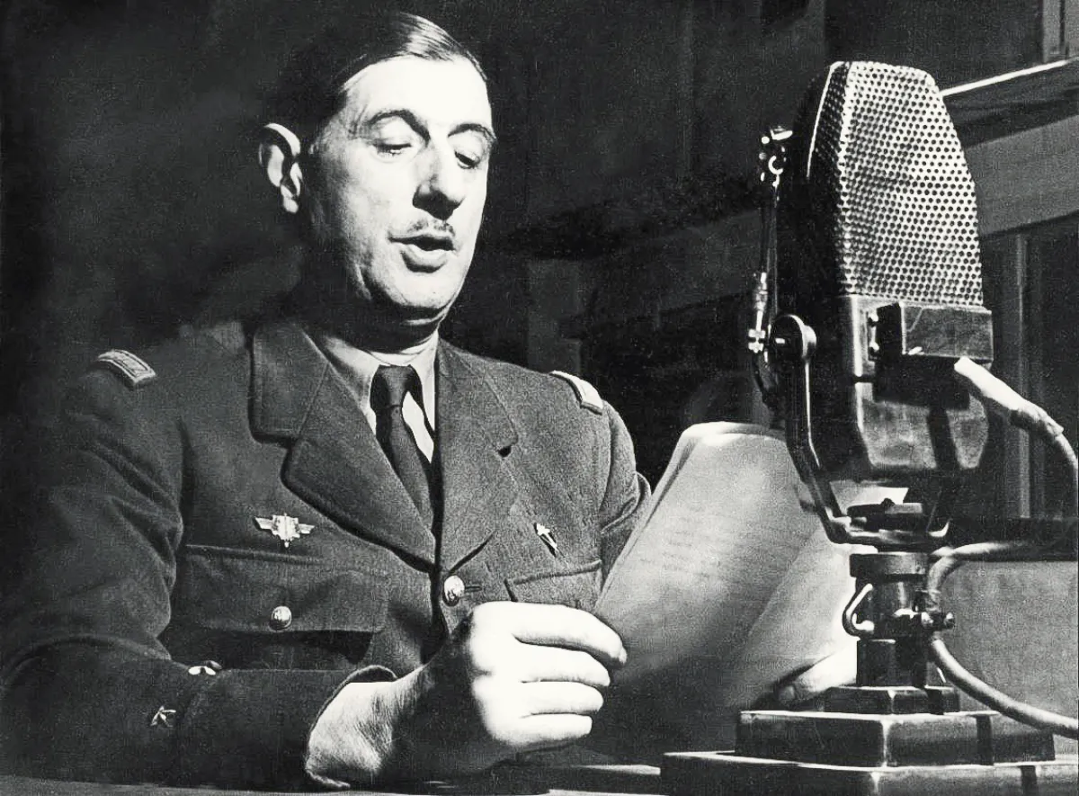 Charles de Gaulle au micro de la BBC